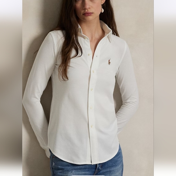 Polo Ralph Lauren Tops - NWT Polo by Ralph Lauren White Oxford Shirt